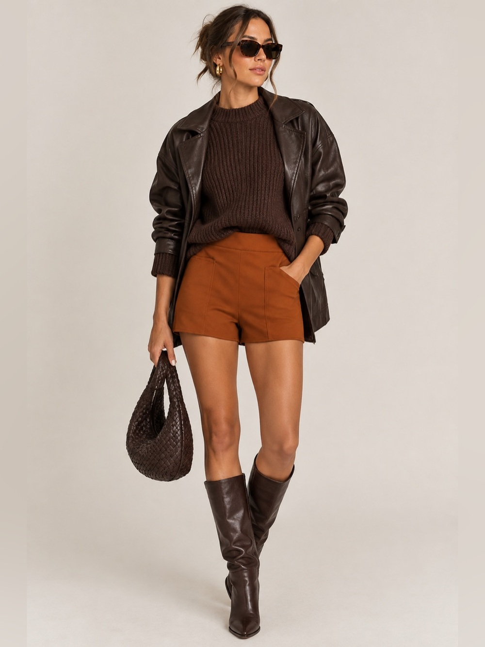 MaxMara High-Waist Micro Tailored Shorts